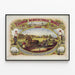 Vintage plakat Lagonda Agricultural Works - Klassisk landbrugsdekoration — indrammet kunstværk på væggen