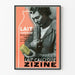 Vintage plakat med Zizine calciummælk - Retro vægdekoration