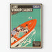 Vintage plakat af Lac Winnipesaukee og Boston & Maine Railroad