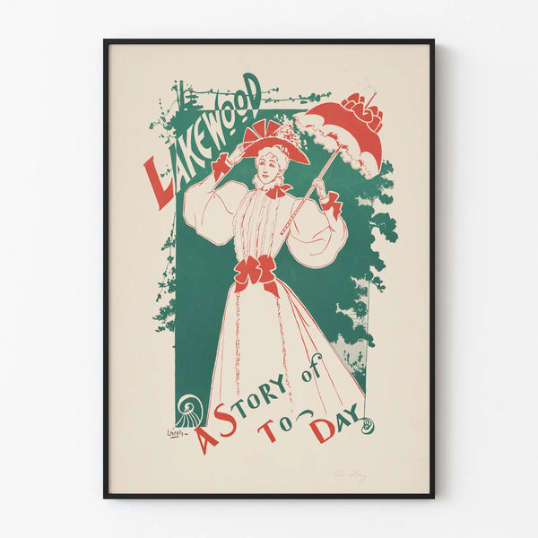 Vintage plakat Lakewood A Story of To-Day