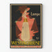 Vintage plakat Lampe Westinghouse stil Art déco