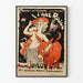 Vintage plakat af Cabaret Littéraire L'Âne Rouge