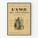 Vintage plakat L'Ange des Frontières - Amerikansk tidsperiode vægdekoration