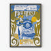 Vintage plakat Fluxfest kunstnerisk vægdekoration