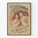 Vintage plakat Las Hermanas Martínez vægdekoration