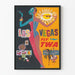 Vintage plakat Las Vegas Fly TWA - Retro vægdekoration