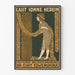 Vintage plakat Lasst Sonne Herein - Kunstnerisk vægdekoration