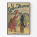 Vintage plakat Le Chien du Régiment - Vægdekoration til teater og musik
