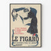 Vintage plakat af Le Figaro parisisk avis