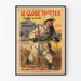 Vintage plakat Le Globe Trotter - Rejse og Eventyr