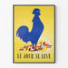 Plakat Le Jour Se Lève - Patriotisk vægdekoration