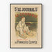 Vintage plakat Le Coupable - Uudgivet roman af François Coppée