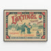 Vintage plakat Le Laktinol - Lakmalet maleri til indendørs og udendørs brug — indrammet kunstværk på væggen