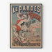 Vintage plakat Le Pardès Concert Revue dekorativ