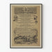 Historisk plakat Fortiden af Preussen 1918