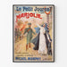 Vintage plakat Le Petit Journal - Marjolie, krigs- og kærlighedsroman