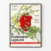 Vintage plakat Le Protensène Lejeune hjerte og medicinske planter