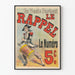 Vintage plakat Le Rappel nummer 5c med tamburmand