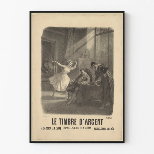 Gammel plakat Le Timbre d'Argent - Klassisk vægdekoration