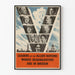Vintage plakat af de allierede nationers ledere baseret i Storbritannien