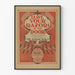 Vintage musikplakat Leave Your Razors at the Door