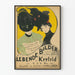 Vintage plakat Lebende Bilder Krefeld 1899 vægdekoration