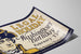 Vintage plakat Washingtons fødselsdag den 22. februar — visning af kunstværket