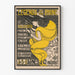 Vintage-legender af Rhinen - Illustration Art Nouveau Plakat