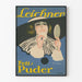 Vintage plakat Leichners Fett & Puder - Retro vægdekoration