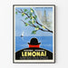 Vintage medicinsk plakat Lemonai for hypertension