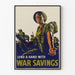 Vintage militær plakat til støtte for krigsøkonomier