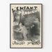 Vintage plakat L'Enfant Prodigue - Pantomime i 3 akter af Michel Carré Fils