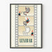 Vintage plakat Lenibar vintage dekorativ til indendørs brug