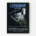 Vintage reklameplakat Lenibar Puder til mavepleje
