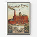 Vintage plakat for Leonard Eppig Brooklyn bryggeriet reklame
