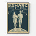 Vintage plakat Les 2 Harc – Retro vægdekoration Artem Legrand