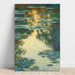 Reproduktion af maleriet de Nymfæer (1907) af Claude Monet