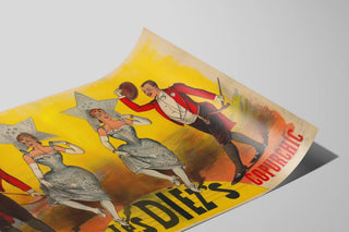 Plakat Vintage Les Diez's Quartett - Retro vægdekoration — visning af kunstværket
