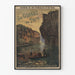 Plakat over Gorges du Tarn - Vintage vægdekoration
