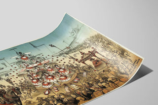 Plakat dekorativ vintage Les Japonais - Grafisk vægkunst — visning af kunstværket