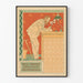 Dekorativ plakat af Paul Hankar, arkitekt, i Jugendstil