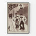 Vintage plakat Les Reibar - Illustrativ vægdekoration