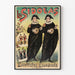 Vintage plakat Les Sidolas Duettister Spanske - Retro vægdekoration