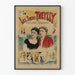 Vintage plakat af søstrene Theylly, duettister og fantasifulde kunstnere