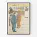 Vintage plakat L'Escarmouche - Illustreret vægdekoration