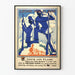 Vintage plakat af Lewis og Clark - vægdekoration med amerikansk opdagelse