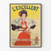 Vintage plakat L'Excellent Consommé de Viande de Bœuf – Retro vægdekoration