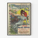 Vintage plakat Vinter i Pau - Vinterpaladset og forestillinger