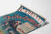 Vintage plakat L'Horloge Le P'tit Vin d'Chambertin vægdekoration
