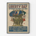 Vintage Liberty Day 1918 - Patriotisk vægdekoration plakat